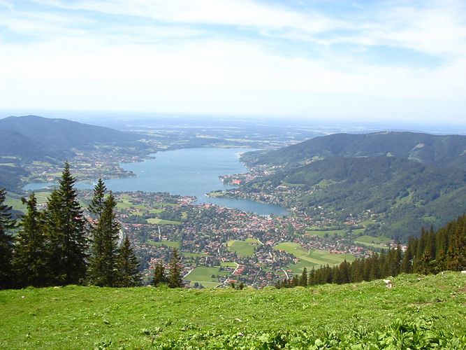 Blick auf den Tegernsee