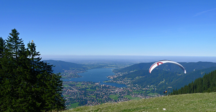 Blick auf den Tegernsee