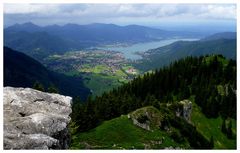 Blick auf den Tegernsee...