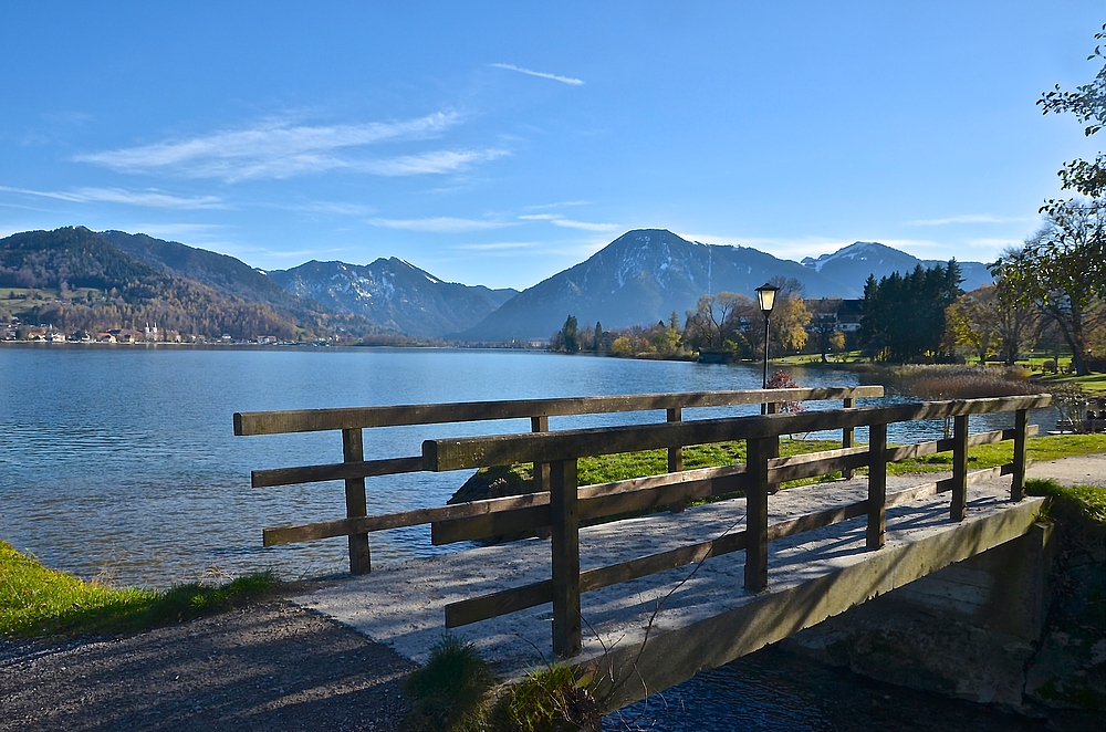 Blick auf den Tegernsee