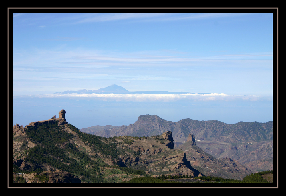 Blick auf den Teide von Gran Canaria aus