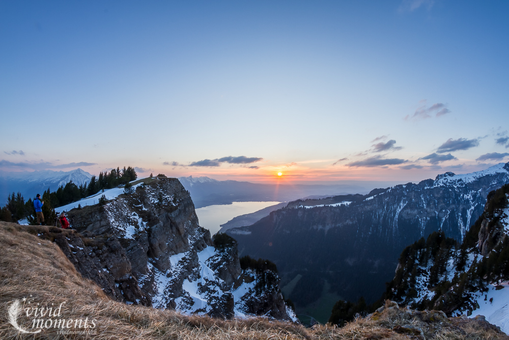 Blick auf den Thunersee vom Niederhorn