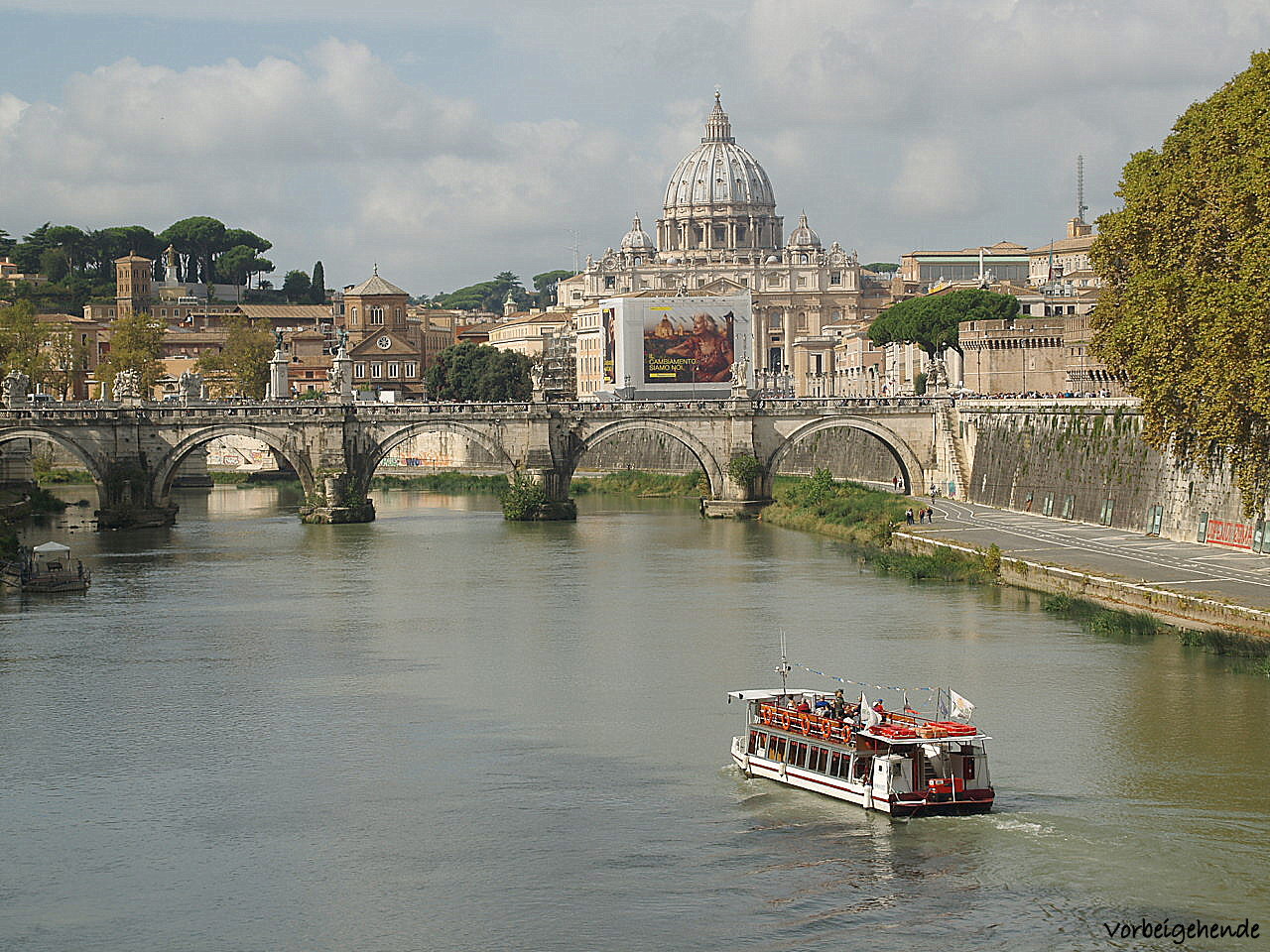 Blick auf den Tiber