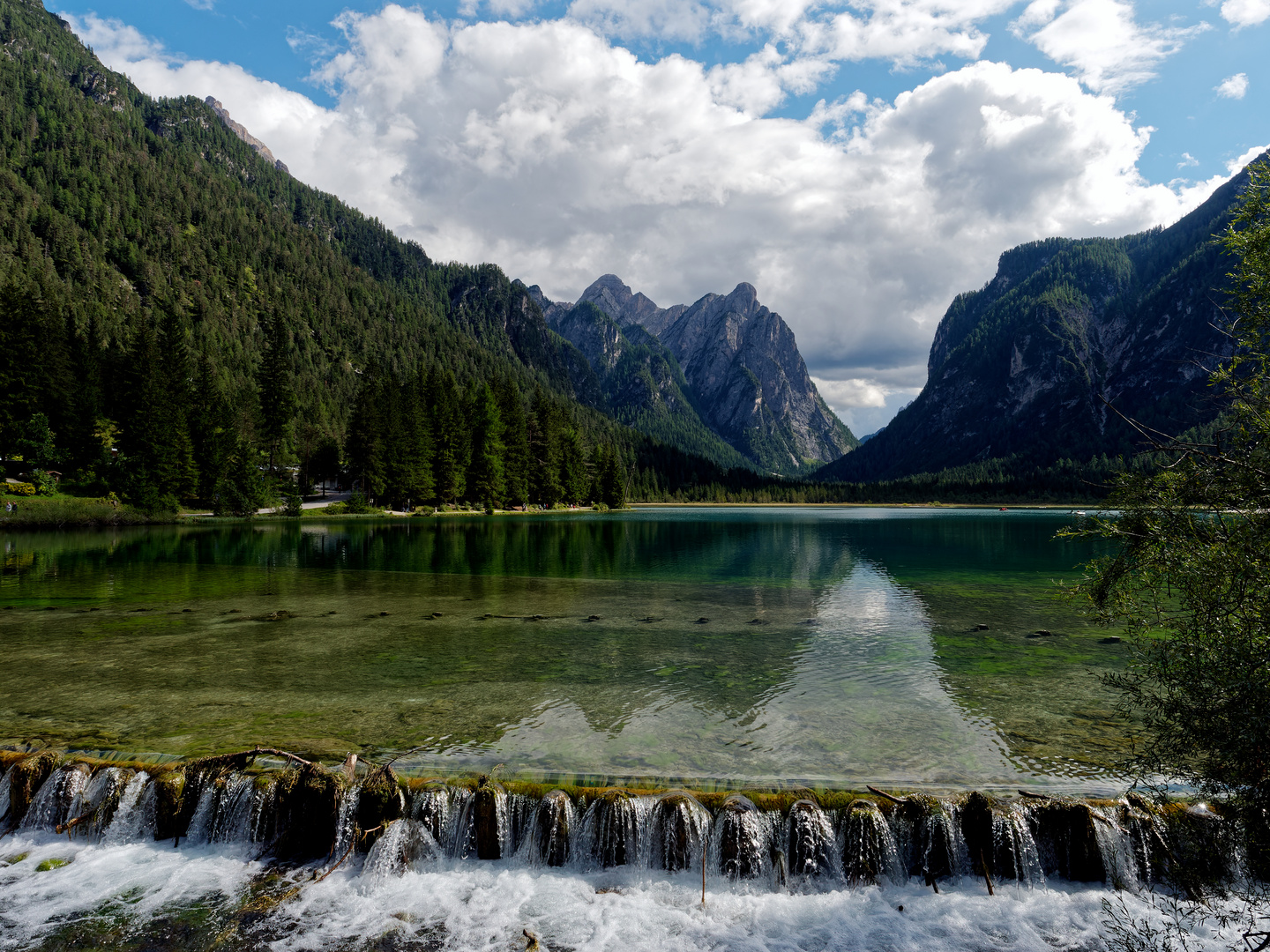 Blick auf den Toblacher See