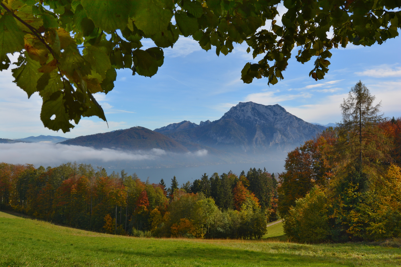 Blick auf den Traunstein...