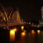 Blick auf den Triangel mit Hohenzollernbrücke