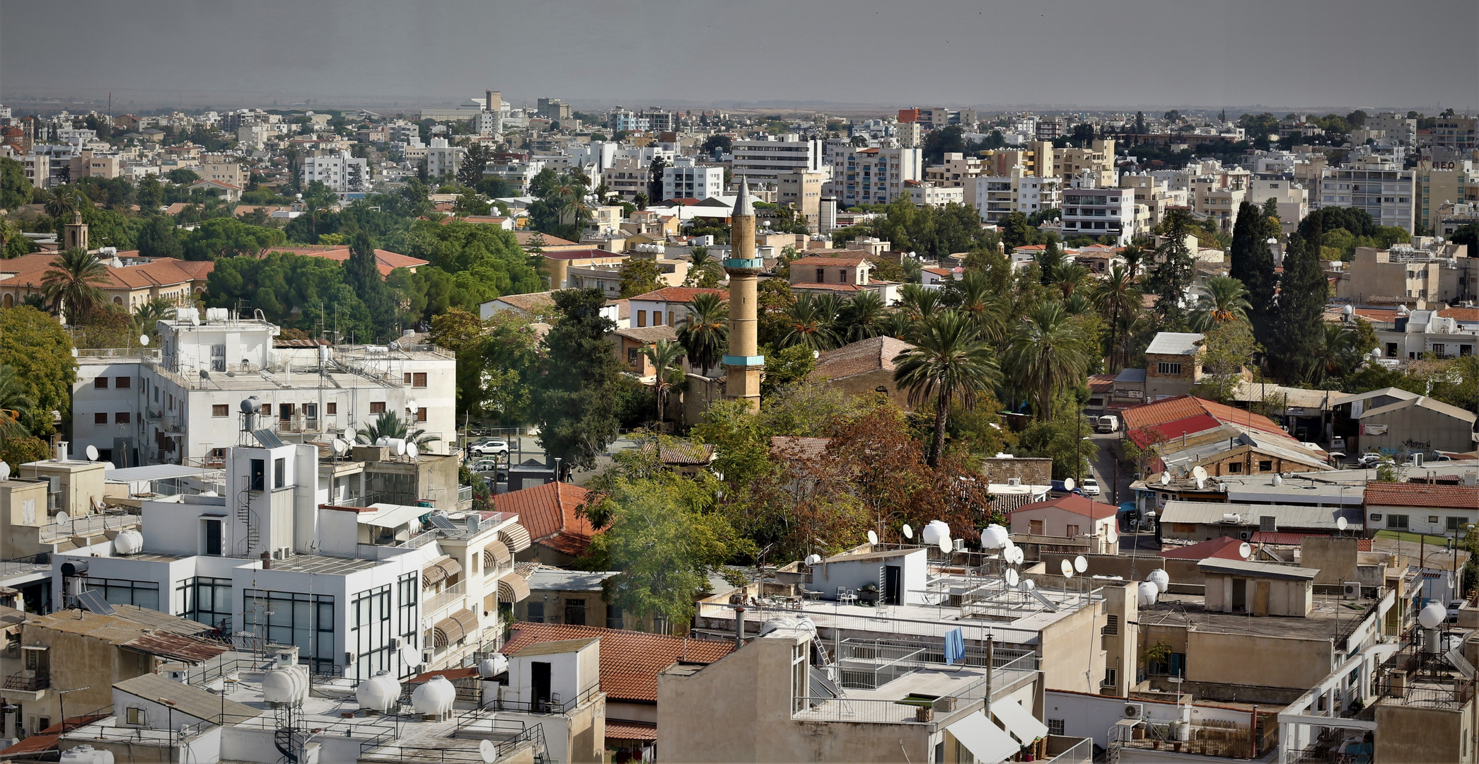 Blick auf den türkischen Teil von Nicosia