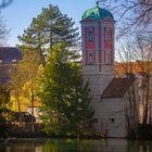 Blick auf den Unteren St.Jakob Wasserturm