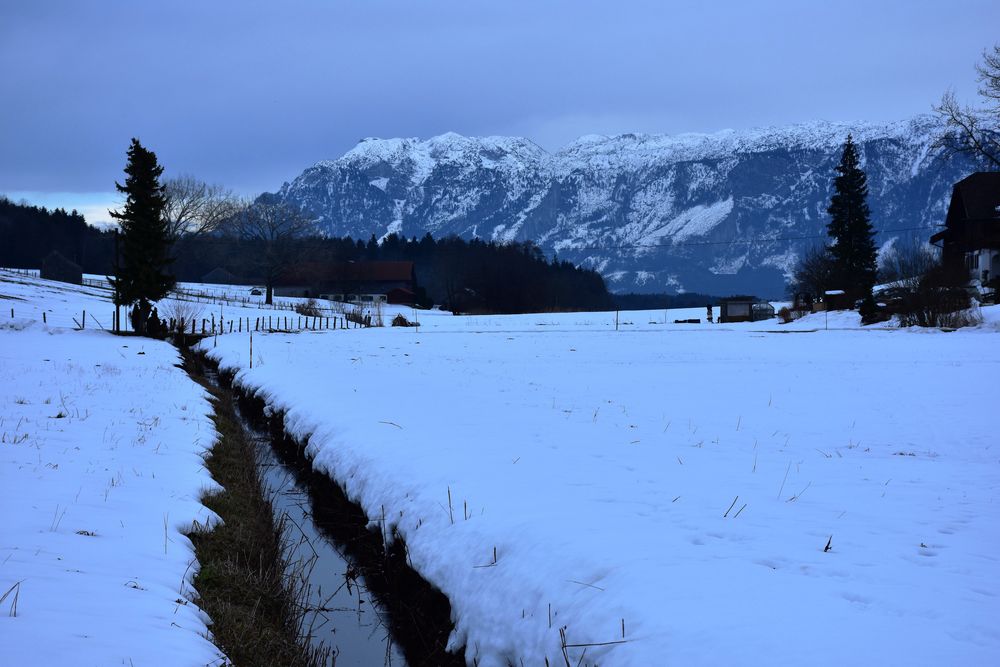 Blick auf den Untersberg