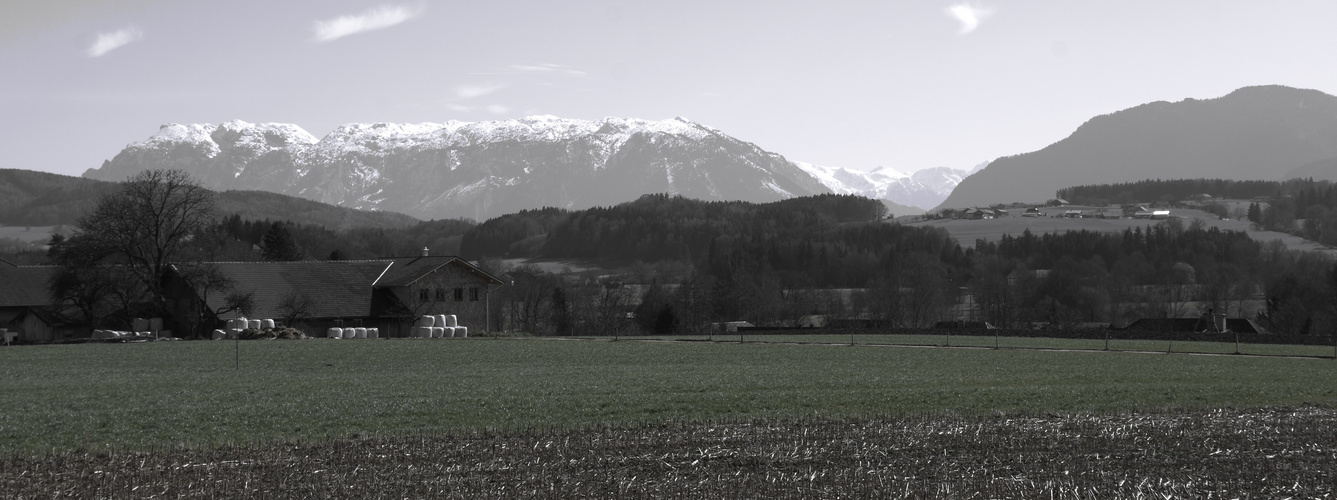 Blick auf den Untersberg