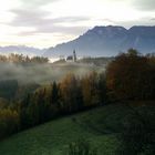 Blick auf den Untersberg mit Johannishögel