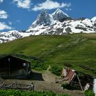 Blick auf den Ushba (4737 m).