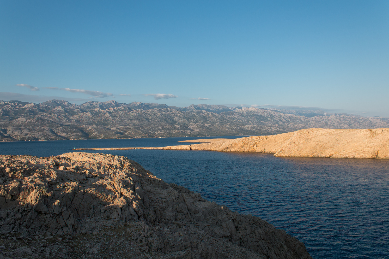 Blick auf den Velebit Gebirgszug