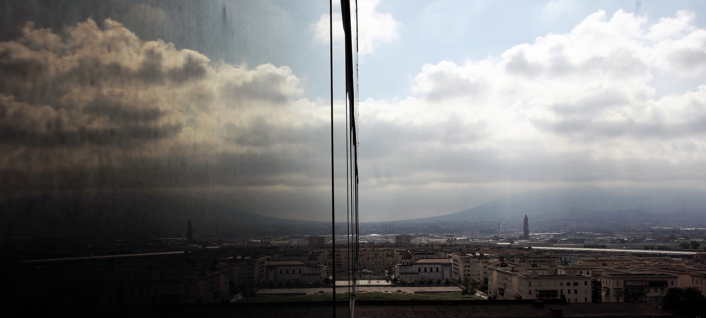 Blick auf den Vesuv / Vista sul Vesuvio