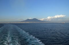 Blick auf den Vesuv von der AIDA