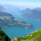 Blick auf den Vierwaldstättersee vom Fronalpstock aus