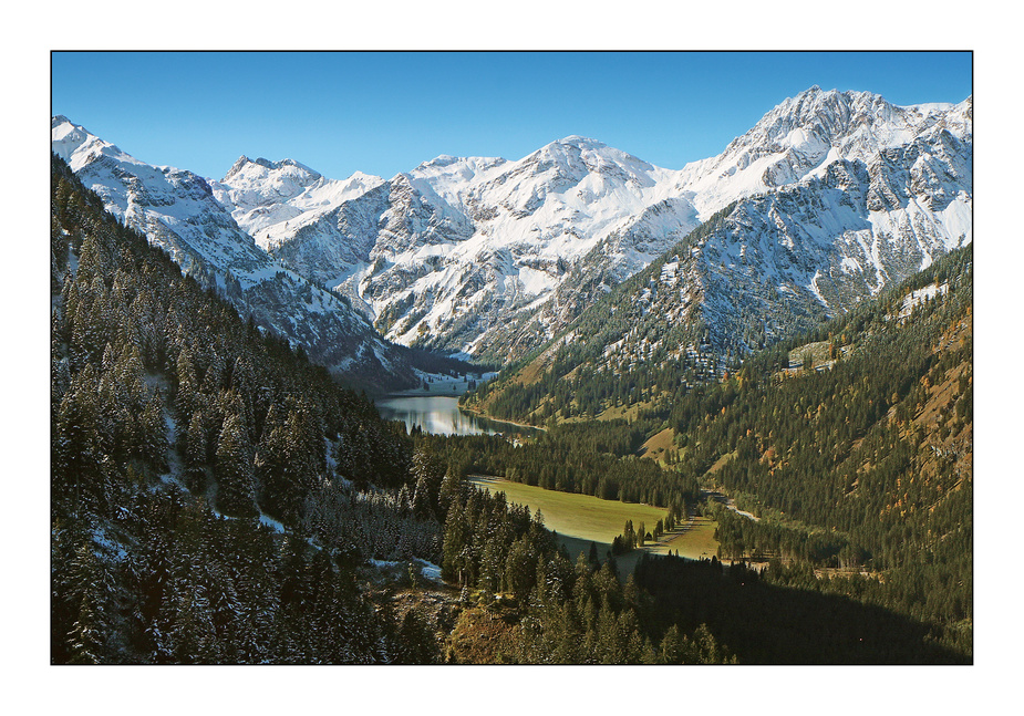 Blick auf den Vilsalpsee