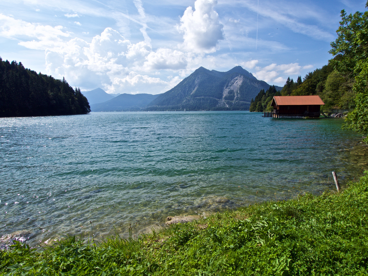 Blick auf den Walchensee