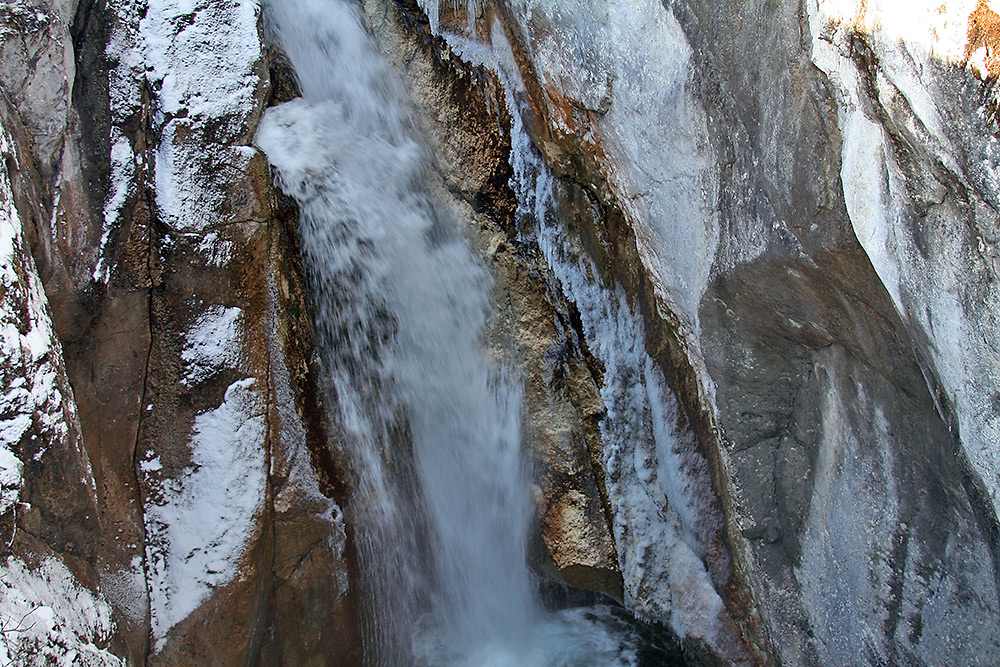 Blick auf den Wasserfall