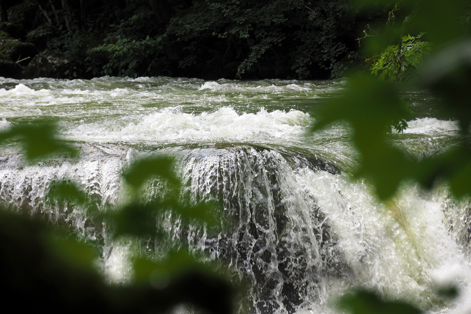 blick auf den wasserfall