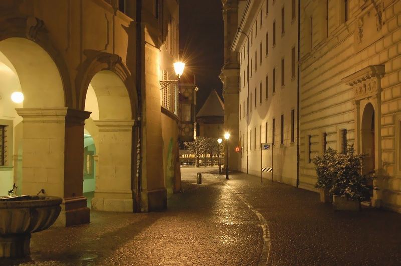 Blick auf den Wasserturm