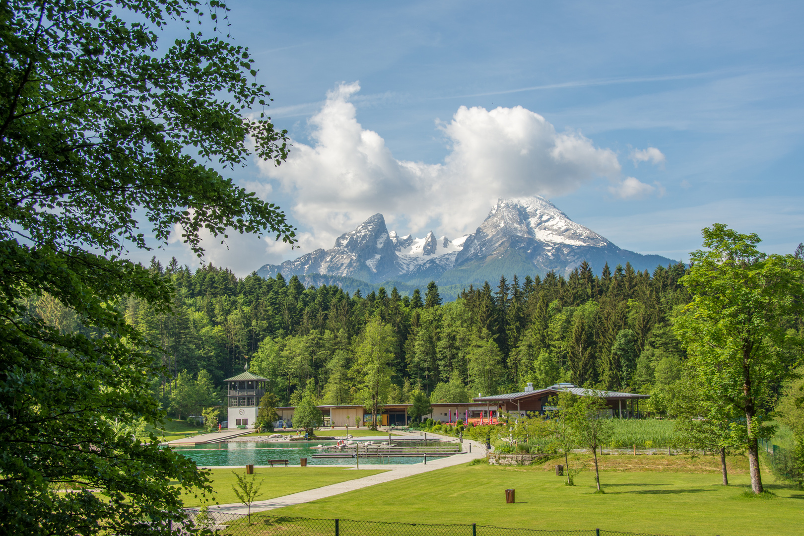 Blick auf den Watzmann