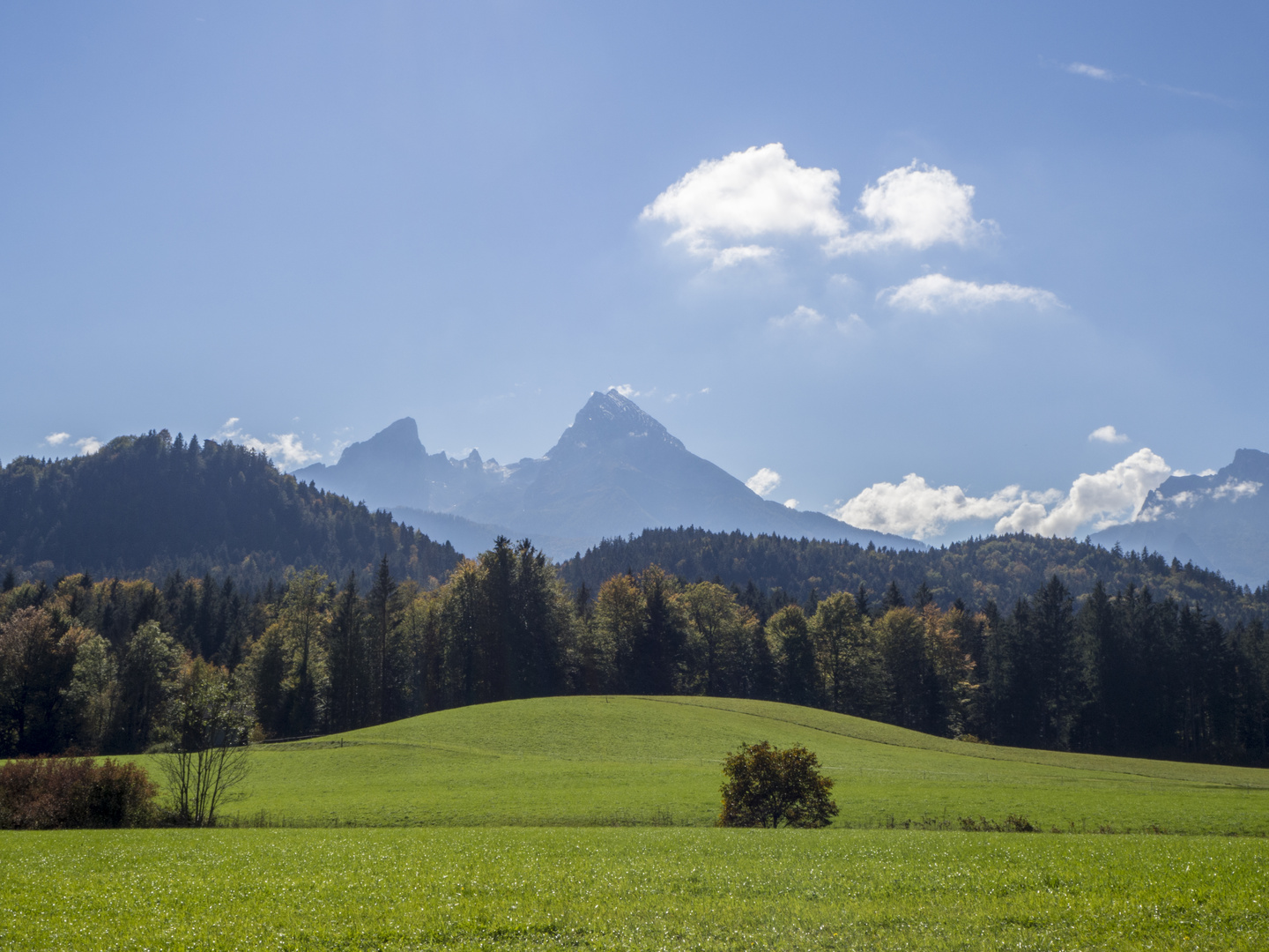 Blick auf den Watzmann