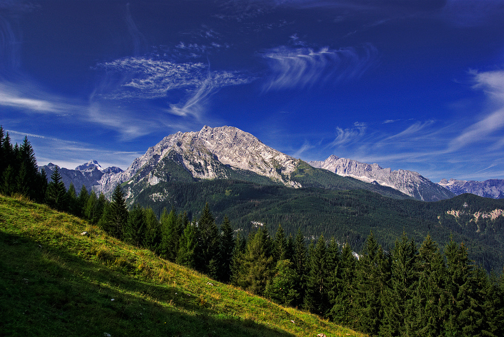 Blick auf den Watzmann