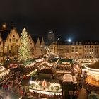 Blick auf den Weihnachtsmarkt