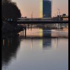 Blick auf den Weser-Tower in Bremen