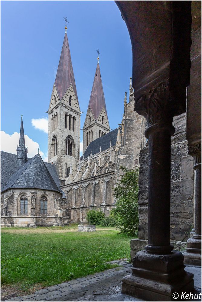 Blick auf den Westbau - Dom Halberstadt