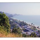 Blick auf den white sand Beach.