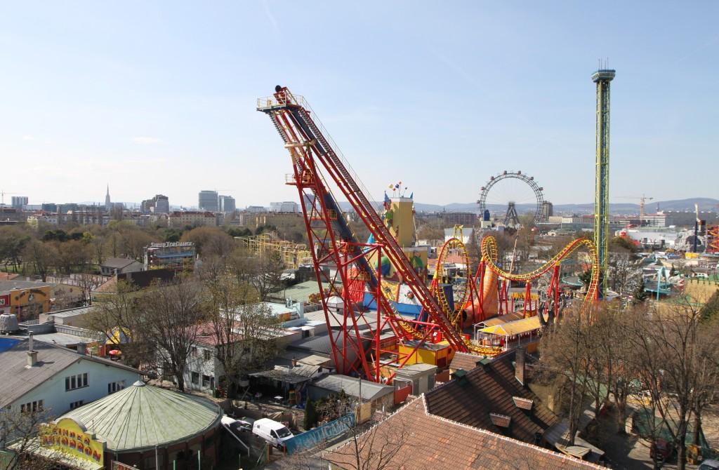 Blick auf den Wiener Prater