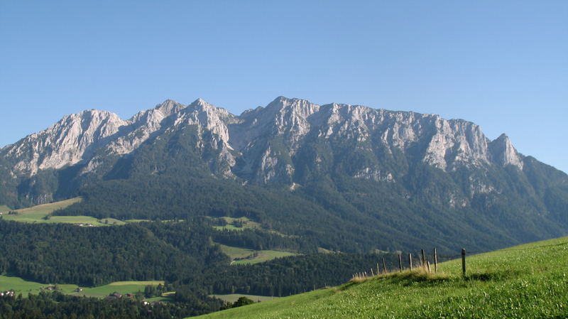 Blick auf den "wilden Kaiser"