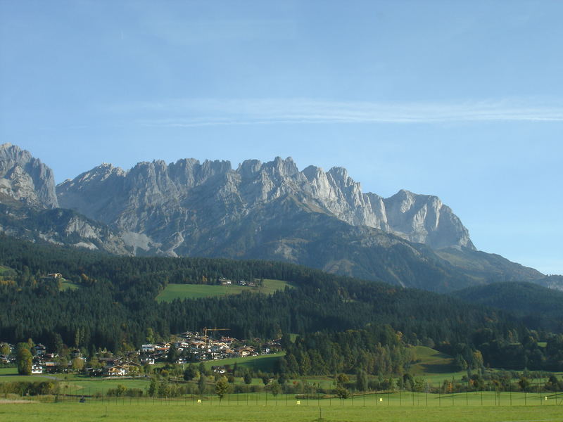 Blick auf den Wilden Kaiser