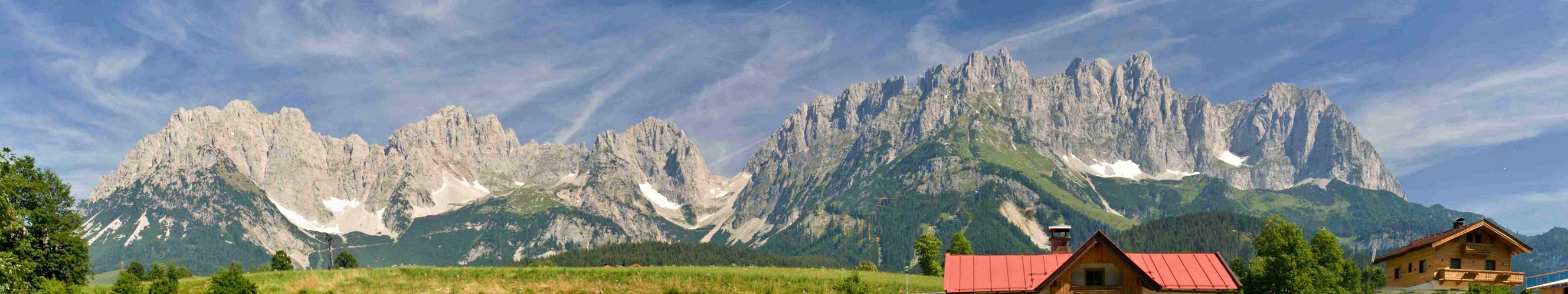 Blick auf den Wilden Kaiser