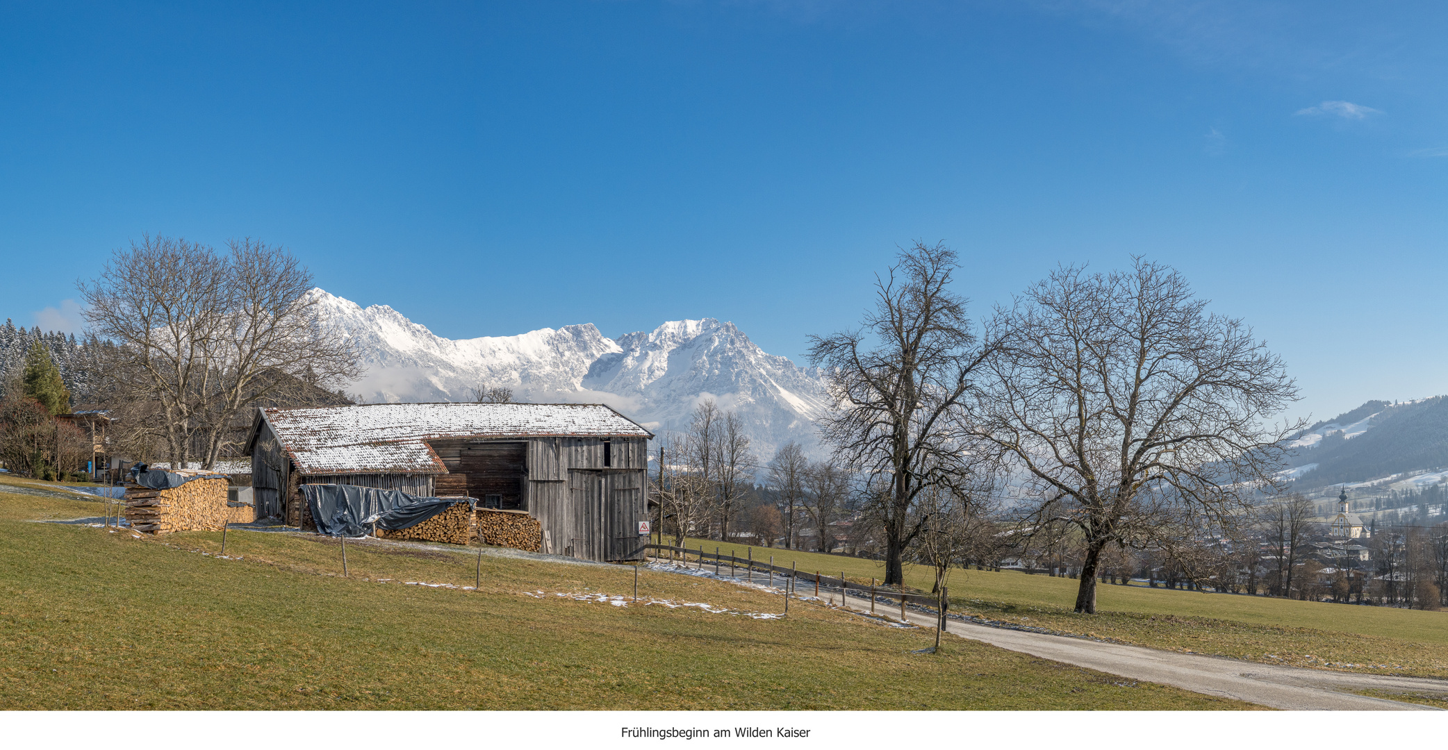 Blick auf den Wilden Kaiser