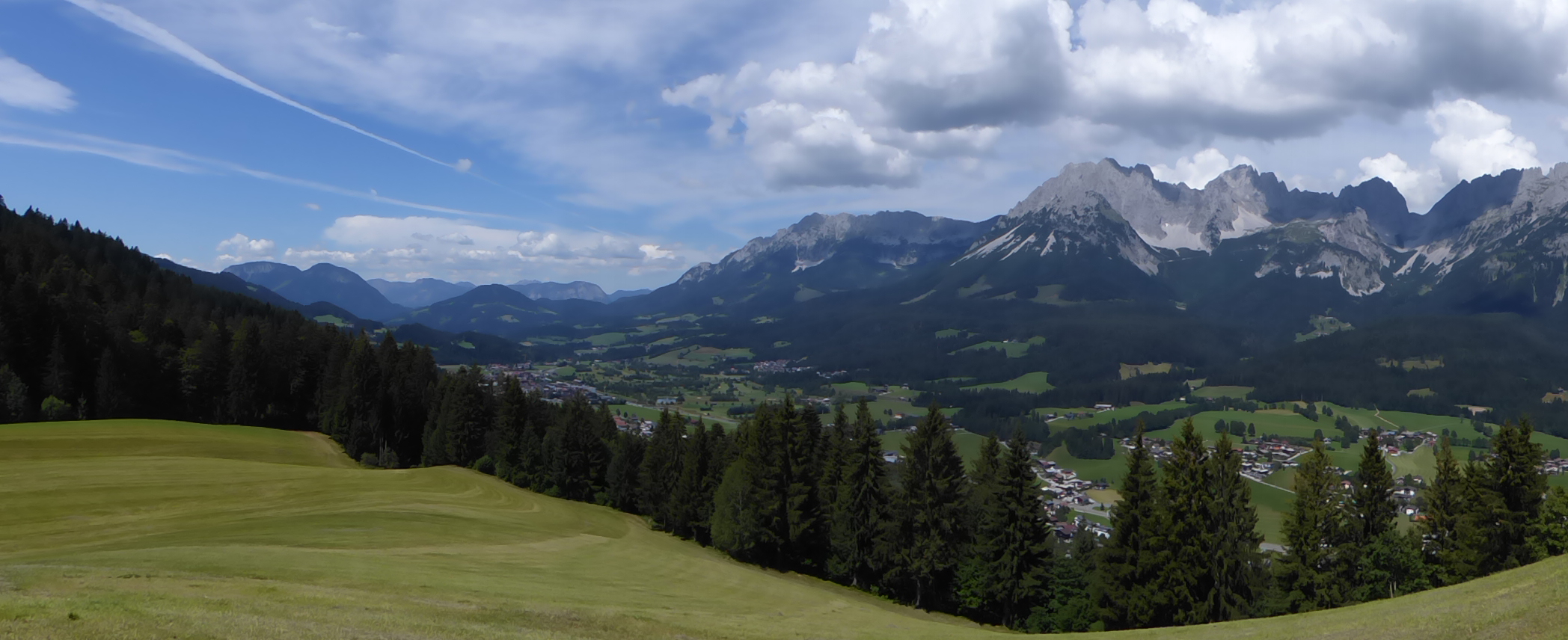 Blick auf den Wilden Kaiser (Tirol/Österreich)