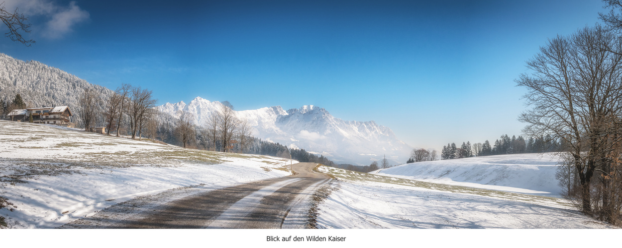 Blick auf den Wilder Kaiser