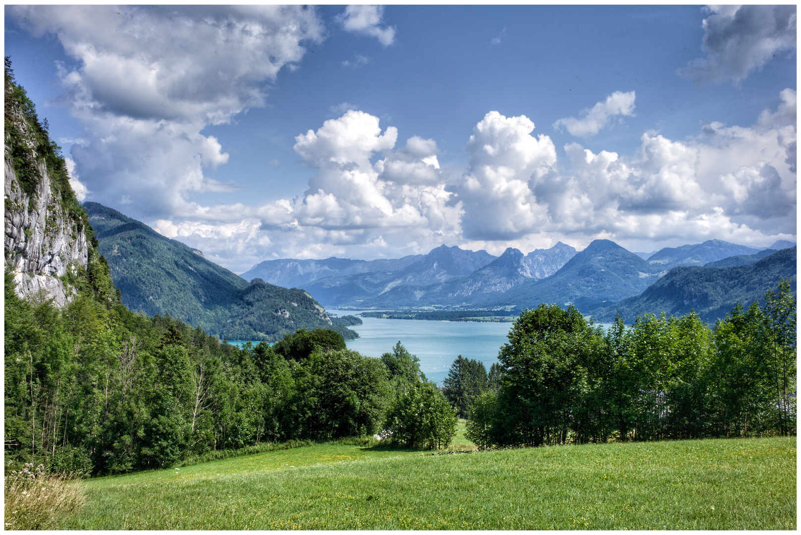 Blick auf den Wolfgangsee