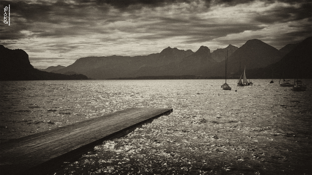 -=Blick auf den Wolfgangsee=-