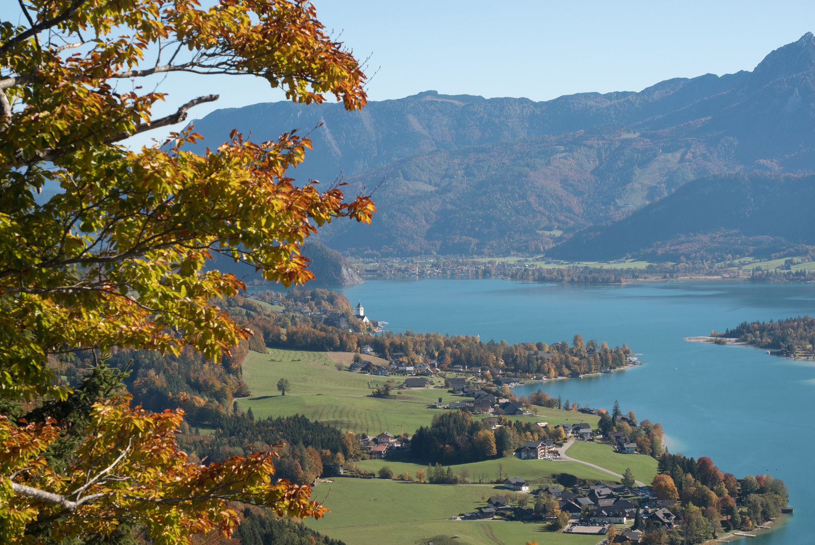 Blick auf den Wolfgangsee