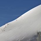 Blick auf den wunderschön gelegenen Hohlaubgrat am 4027m hohen  Allalinhorn