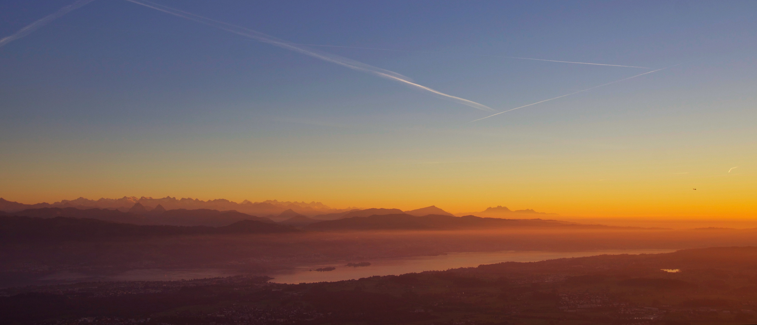 Blick auf den Zürichsee