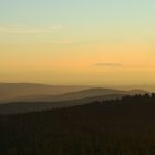 Blick auf der Donnersberg vom Aussichtsturm Feldberg Taunus