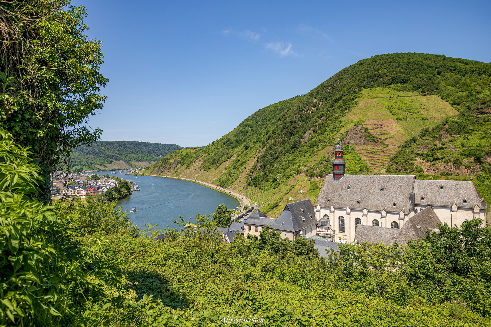 Blick auf der Mosel - Beilstein