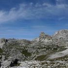 Blick auf die 3 Zinnen Hütte