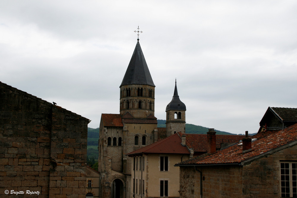 Blick auf die Abtei von Cluny