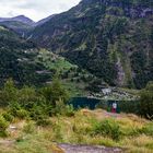 Blick auf die Adlerstrasse am Geirangerfjord