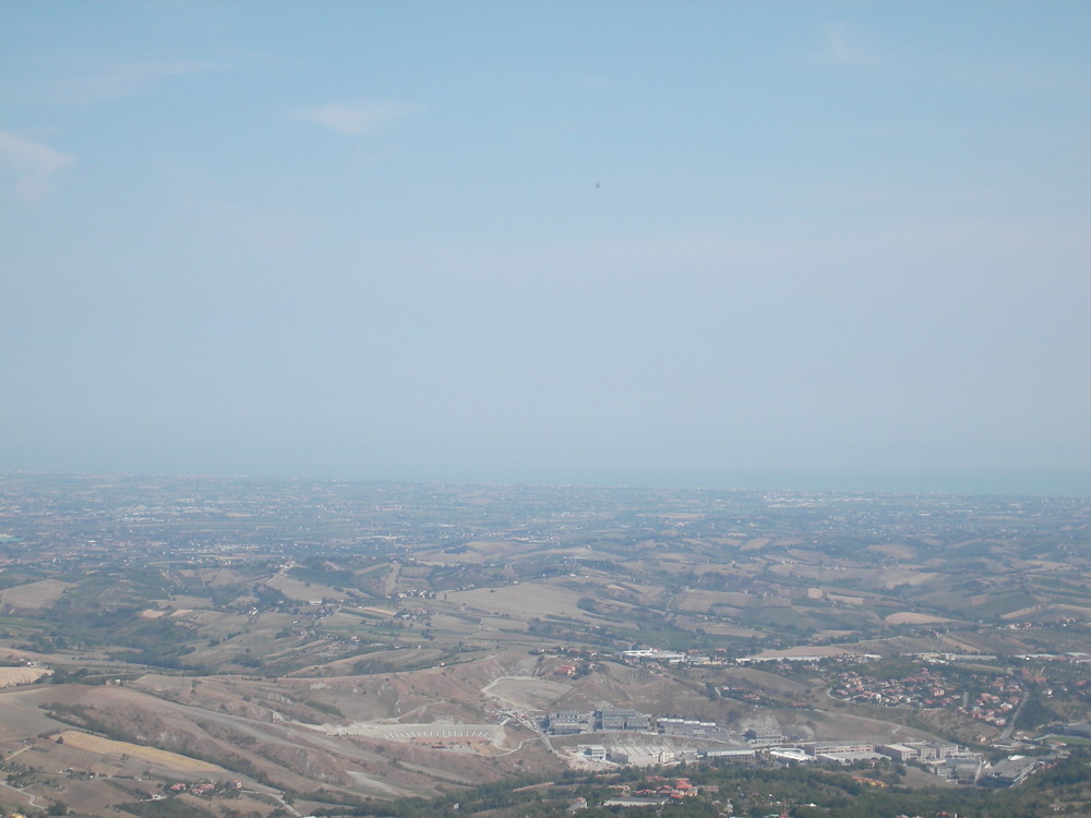 Blick auf die Adria Küste